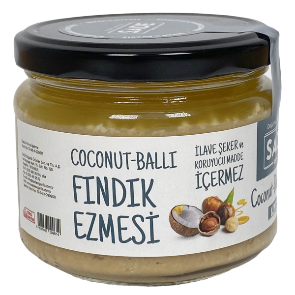 Sade Gurme Coconut & Ham Ballı Fındık Ezmesi 280g