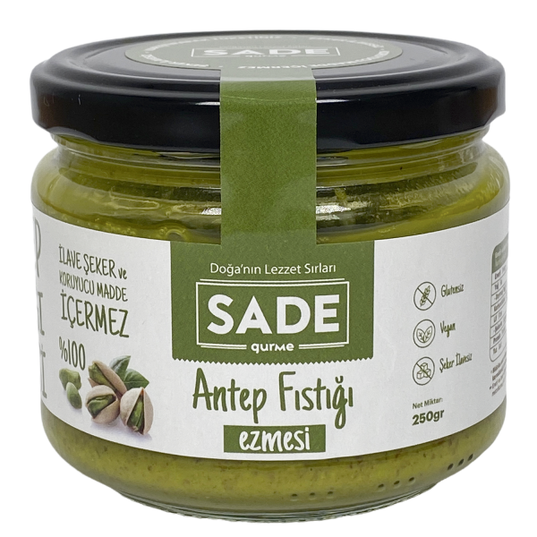 Sade Gurme Antep Fıstığı Ezmesi 250g