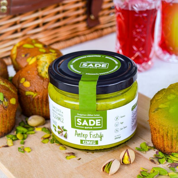 Sade Gurme Antep Fıstığı Ezmesi 250g