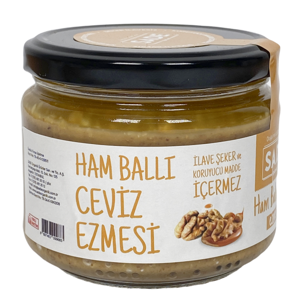 Sade Gurme Ham Ballı Ceviz Ezmesi 280g