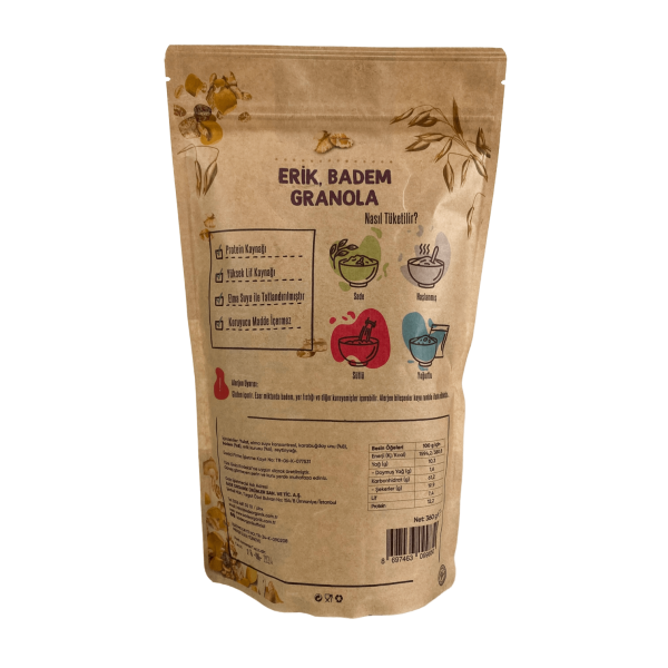 Sade Gurme Badem-Erikli Granola 360 gr