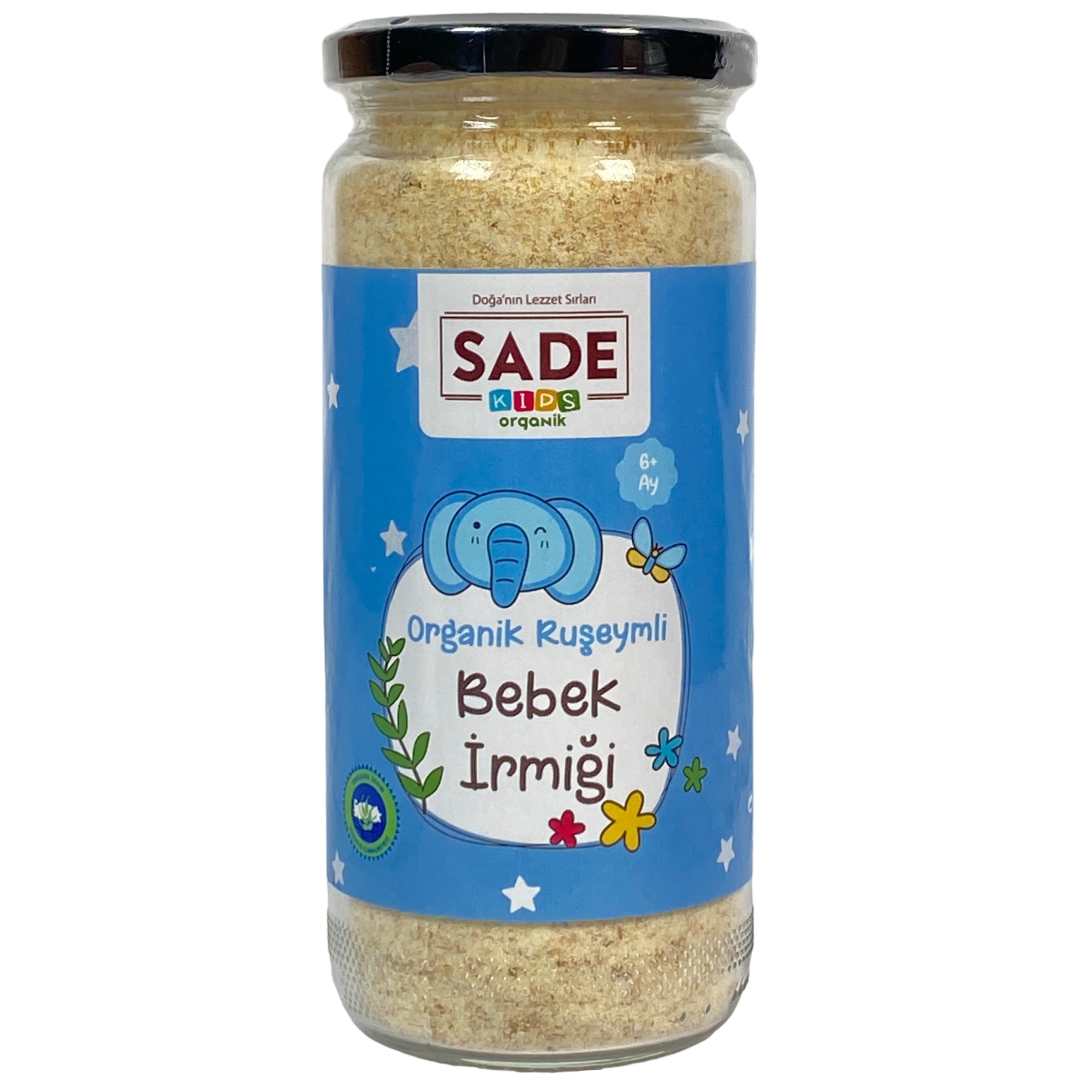 Sade Kids Organik Ruşeymli Bebek İrmiği 250 gr.