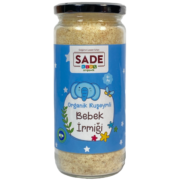 Sade Kids Organik Ruşeymli Bebek İrmiği 250 gr.