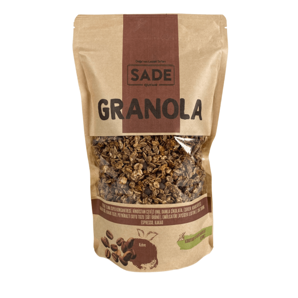 Sade Gurme Kahveli Granola 360 Gr 2 'li Paket