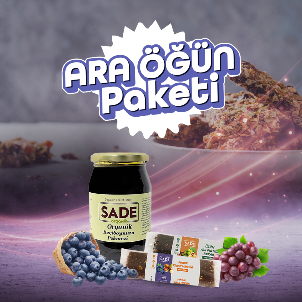 SADE ORGANİK ARA ÖĞÜN PAKETİ