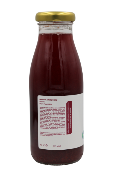 Organik Vişne Suyu 250 ml. 2'li Paket