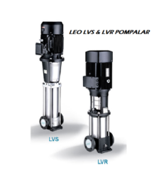 LEO LVS90-4 380V/50HZ 40HP DİKEY MİLLİ, PASLANMAZ ÇELİK INLINE POMPA