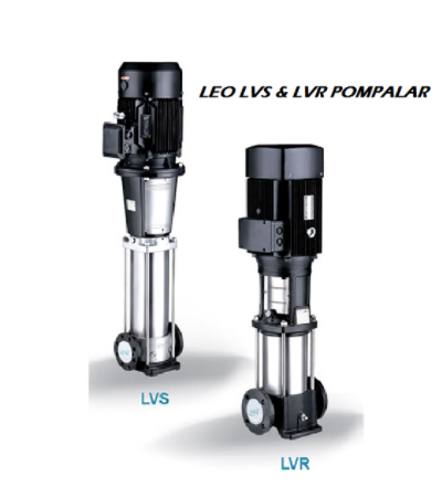 LEO LVR64-4-2 380V/50HZ 24HP DİKEY MİLLİ, PASLANMAZ ÇELİK INLINE POMPA