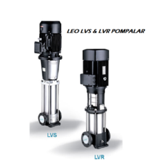 LEO LVS64-6-1 380V/50HZ 50HP DİKEY MİLLİ, PASLANMAZ ÇELİK INLINE POMPA