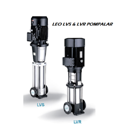 LEO LVR45-12 380V/50HZ 60HP DİKEY MİLLİ, PASLANMAZ ÇELİK INLINE POMPA