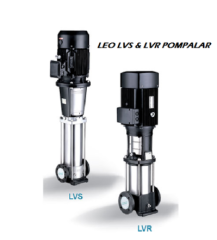 LEO LVS5-5 380V/50HZ 1 HP DİKEY MİLLİ, PASLANMAZ ÇELİK INLINE POMPA