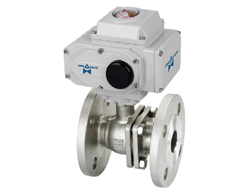 Electric Actuated Stainless Steel 2-Piece Flanged+Top Flanged Ball Valve