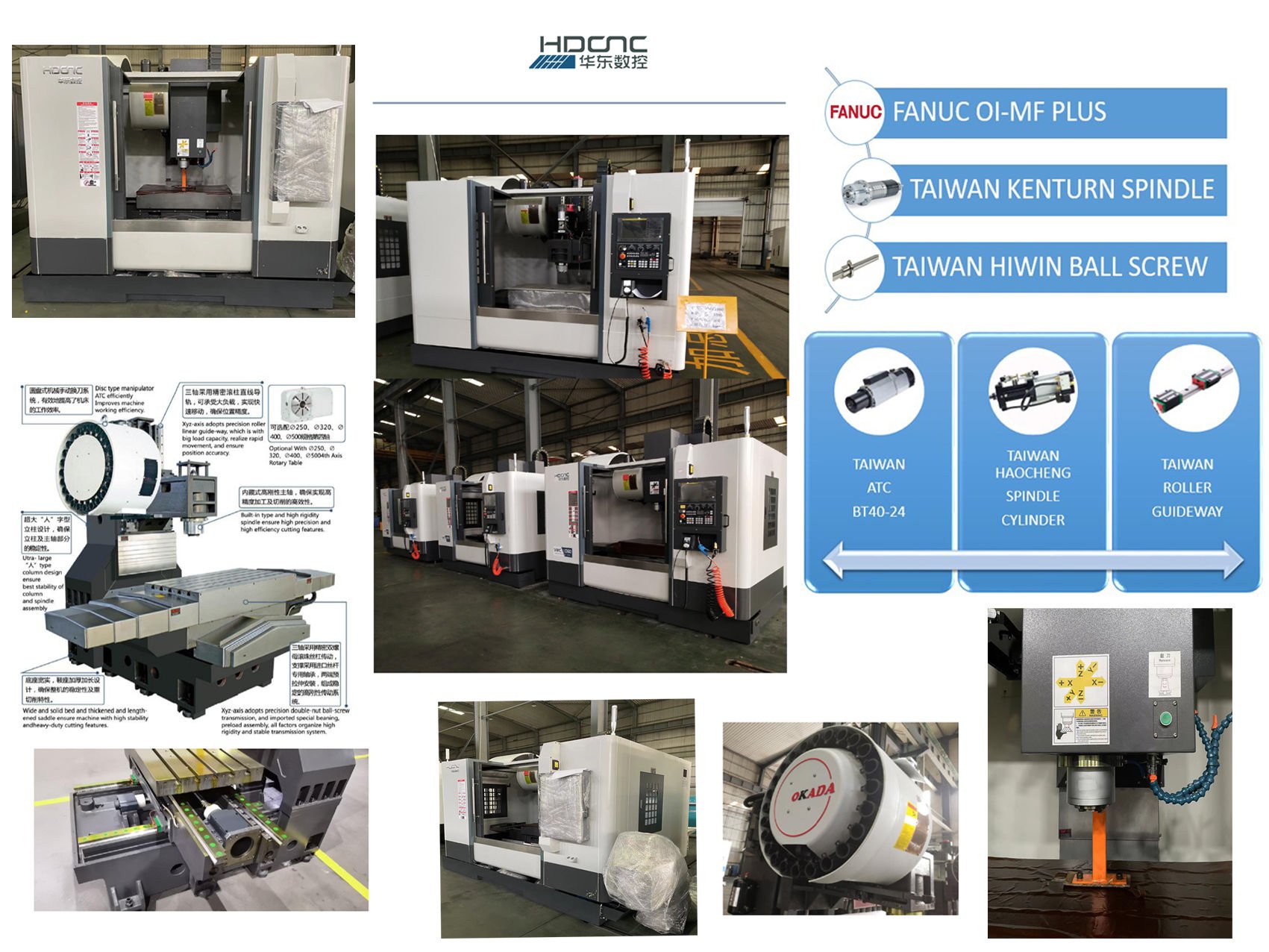 CNC Dik İşleme Merkezi > HDCNC VMC1160