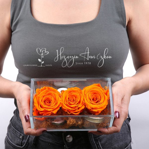 Orange Preserved Roses