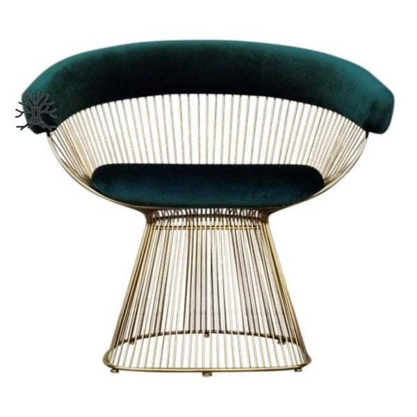 Platner Sandalye Gold-Zümrüt Yeşili