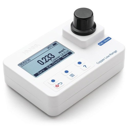 Taşınabilir Fotometre & CAL Kontrollü Bakır Düşük Menzilli & 0,000 ila 1,500 mg/L Aralığı & Sadece Metre -1 Adet