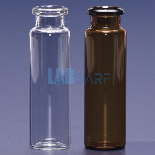 Vial Cam & Crimp Kapaklı & N20 Amber 10 Ml - 100 Adet / Paket - (1 Paket)