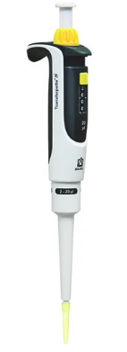 Digital Ayarlı Otomatik Micropipet, 2-20 ul, Sarı, Transferpette S Model