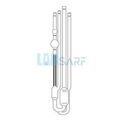 Ubbelohde Viskozimetre Ek Boru ve Dişler İle (ASTM) & 4 Uçlu & Type No: 545 40