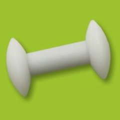 PTFE Teflon Manyet Balık & 2 Uçlu & 35x8 mm & 1 Adet