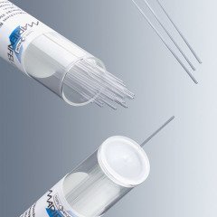 Erime Noktası Tayin Pipeti & Cam & İki Ucu Açık & 80x0.8 mm & 100 Adet/Paket-(1 Paket)