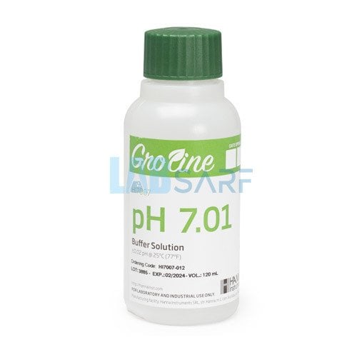 GroLine pH 7.01 Kalibrasyon Tamponu (120 mL)