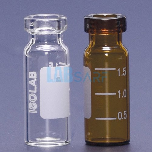 Vial Cam & Crimp Kapaklı & N11 Şeffaf 1,5 Ml - 100 Adet / Paket - (1 Paket)