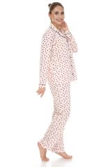 Likapa Penye Uzun Kol Pijama Takım