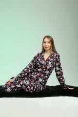 Likapa Penye Uzun Kol Pijama Takım