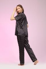Likapa Saten Kısa Kol Pijama Takım