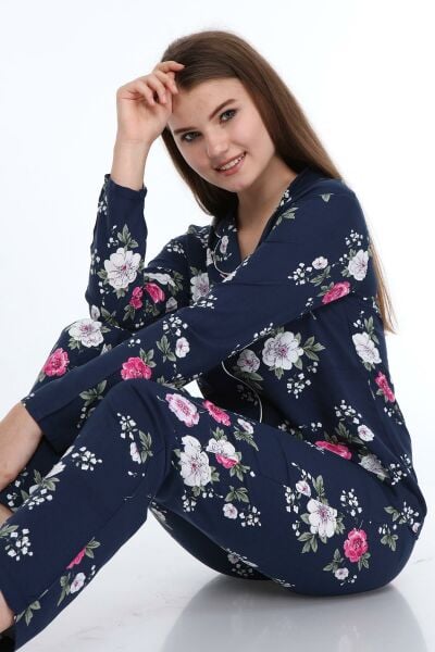 Likapa Dokuma Viskon Uzun Kol Pijama Takım