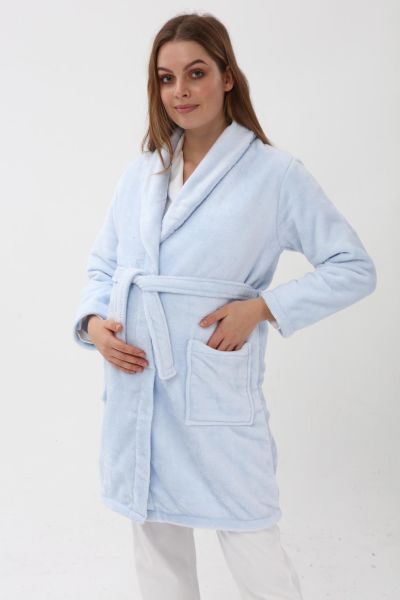 Yumuşak Dokulu Polar Hamile Sabahlık 236H