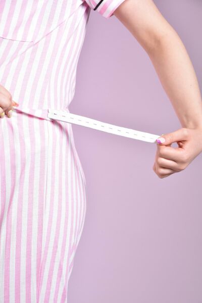 Likapa Penye Önden Düğmeli Hamile Lohusa KISA KOL PİJAMA TAKIMI ,%100 Cotton