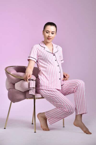 PEMBE ÇİZGİLİ