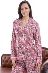 1353-05 Likapa Viskon Uzun Kol Pijama Takım