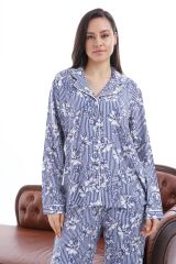 1353-05 Likapa Viskon Uzun Kol Pijama Takım