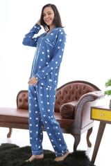 1353-09 Likapa Viskon Uzun Kol Pijama Takım