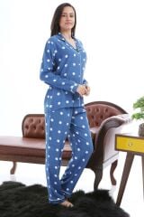 1353-09 Likapa Viskon Uzun Kol Pijama Takım