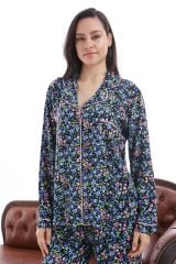 1353-12 Likapa Viskon Uzun Kol Pijama Takım