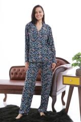 1353-12 Likapa Viskon Uzun Kol Pijama Takım