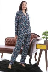 1353-12 Likapa Viskon Uzun Kol Pijama Takım