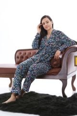 1353-12 Likapa Viskon Uzun Kol Pijama Takım