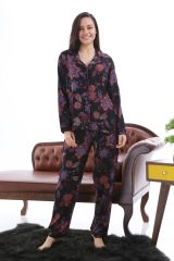 1353-10 Likapa Viskon Uzun Kol Pijama Takım