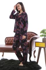 1353-10 Likapa Viskon Uzun Kol Pijama Takım
