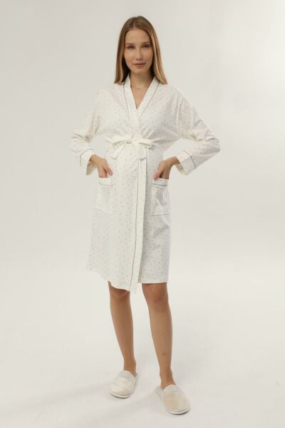 Likapa İnterlok Hamile Lohusa Uzun Kol Sabahlık 1356