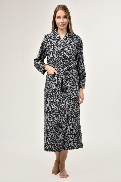 Baskılı Gri Leopar