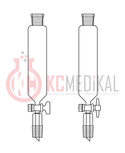 Damlatma Hunisi Silindirik tip Basınç Borulu	100 ml