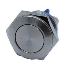 Butto J16-312-E 16mm DÜZ KAFA METAL KALICI BUTON