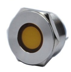 Butto J22-170P-YD 22 mm LED IŞIKLI YASSI KAFALI SİNYAL LAMBASI SARI %35