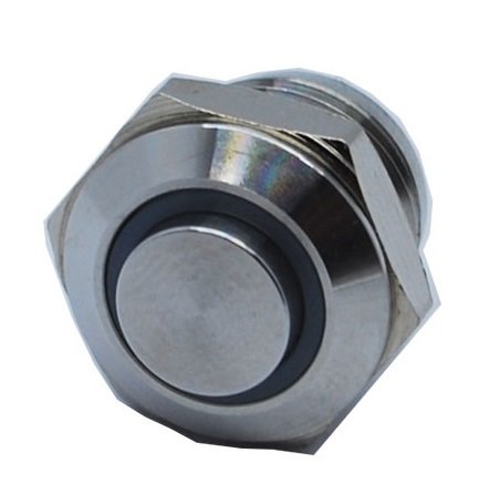 Butto EJ12-261-PM-RD IP67 Metal (ÇELİK) GÖVDE KIRMIZI IŞIKLI YAYLI(TUG SVİÇLİ) BUTON